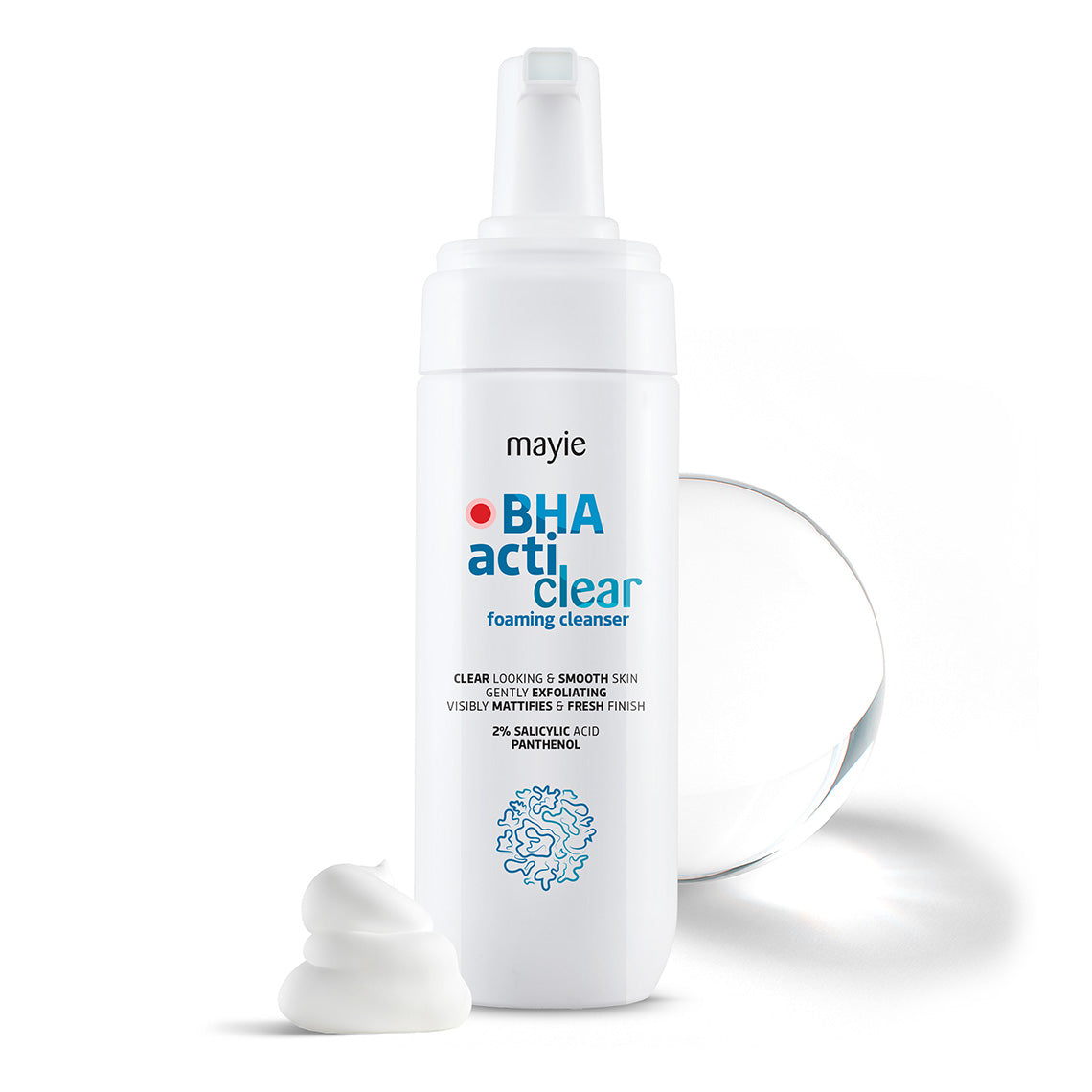Spumă Exfoliantă BHA 2% pentru Curățarea Porilor, 2% BHA ActiClear Foaming Cleanser