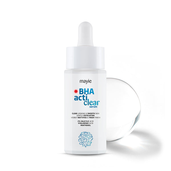 Ser cu 2% BHA pentru Aspect Uniform, 2% BHA ActiClear Serum — flacon cu pipetă Mayie