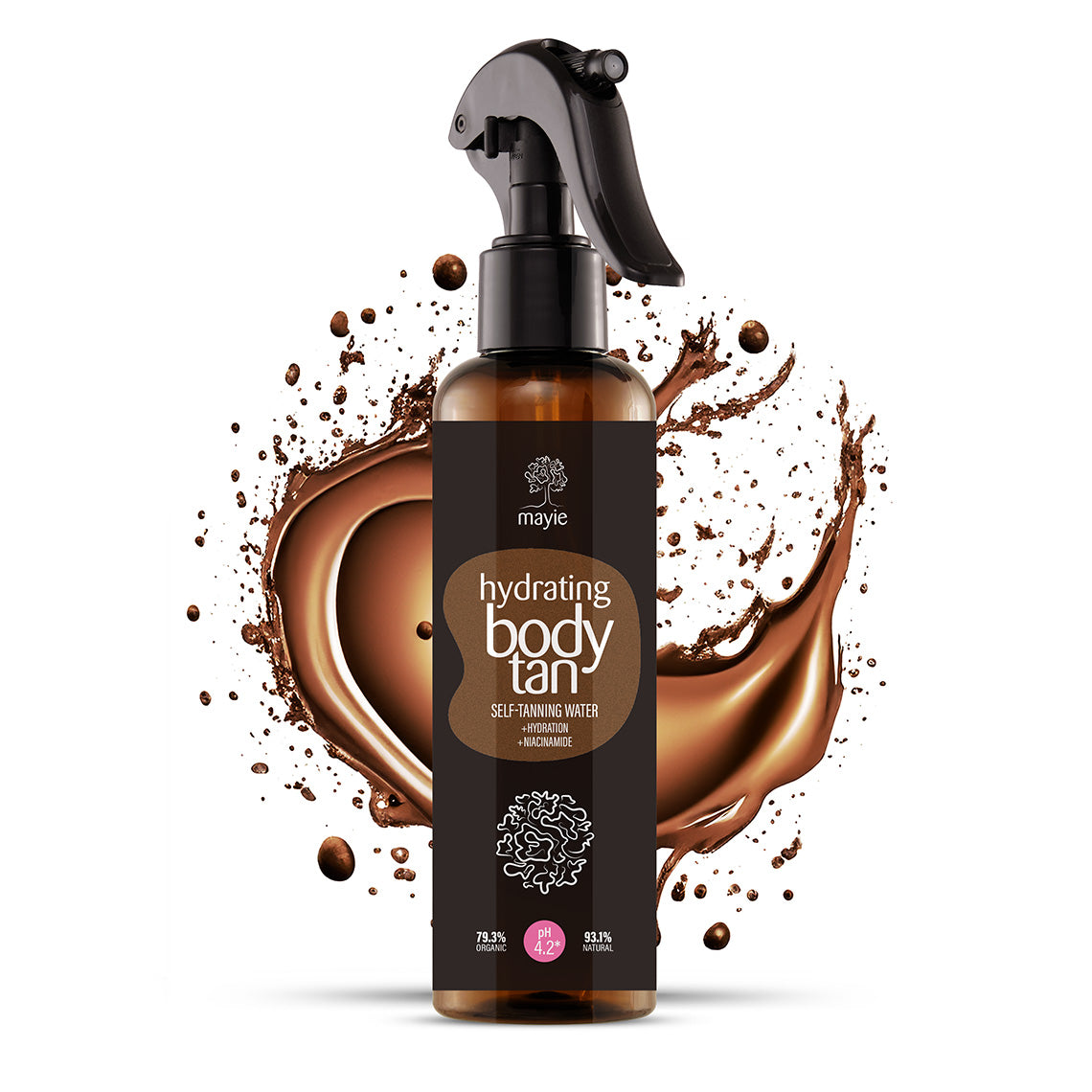 Mayie - Hydrating Body Tan, apă autobronzantă cu niacinamide