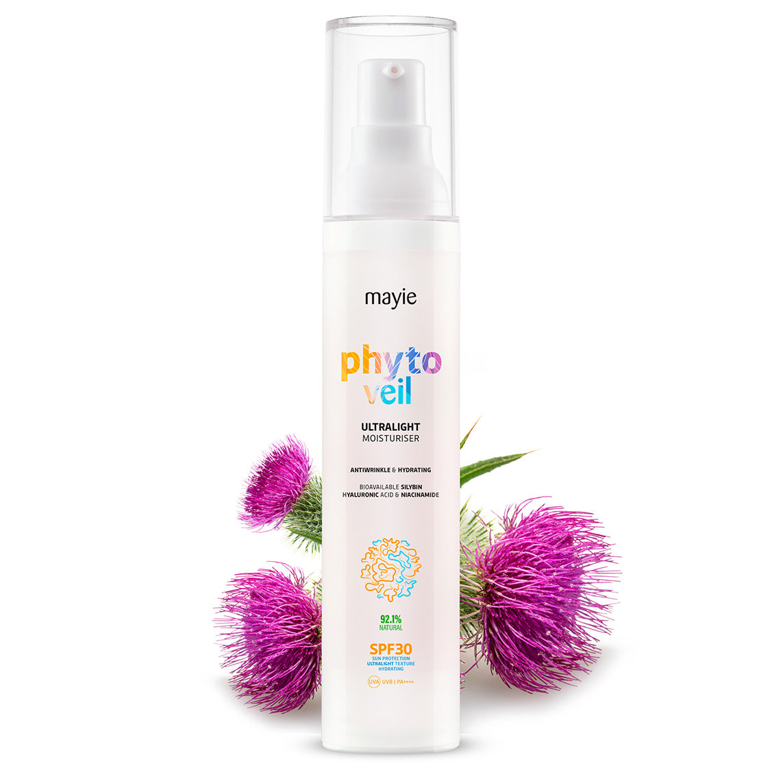 Cremă Ultralejeră cu Silybin și SPF30, Phyto Veil Ultralight Moisturiser
