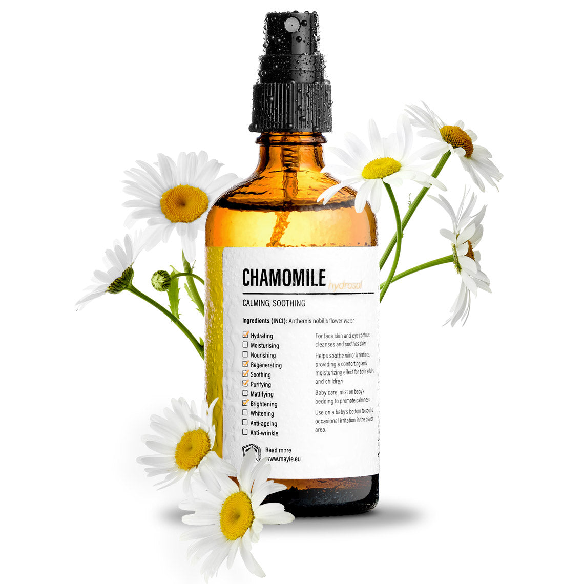 Mayie - food for skin - apa de musetel 100% pura, 100% naturala