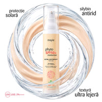 Cremă Ultralejeră cu SPF 50 și Efect Antirid cu Fitozom de Silybin, Phyto SPF50 Moisturiser