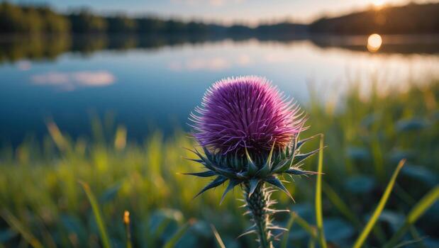 Armurariu (Silybum marianum). Sursa silybin-ului.