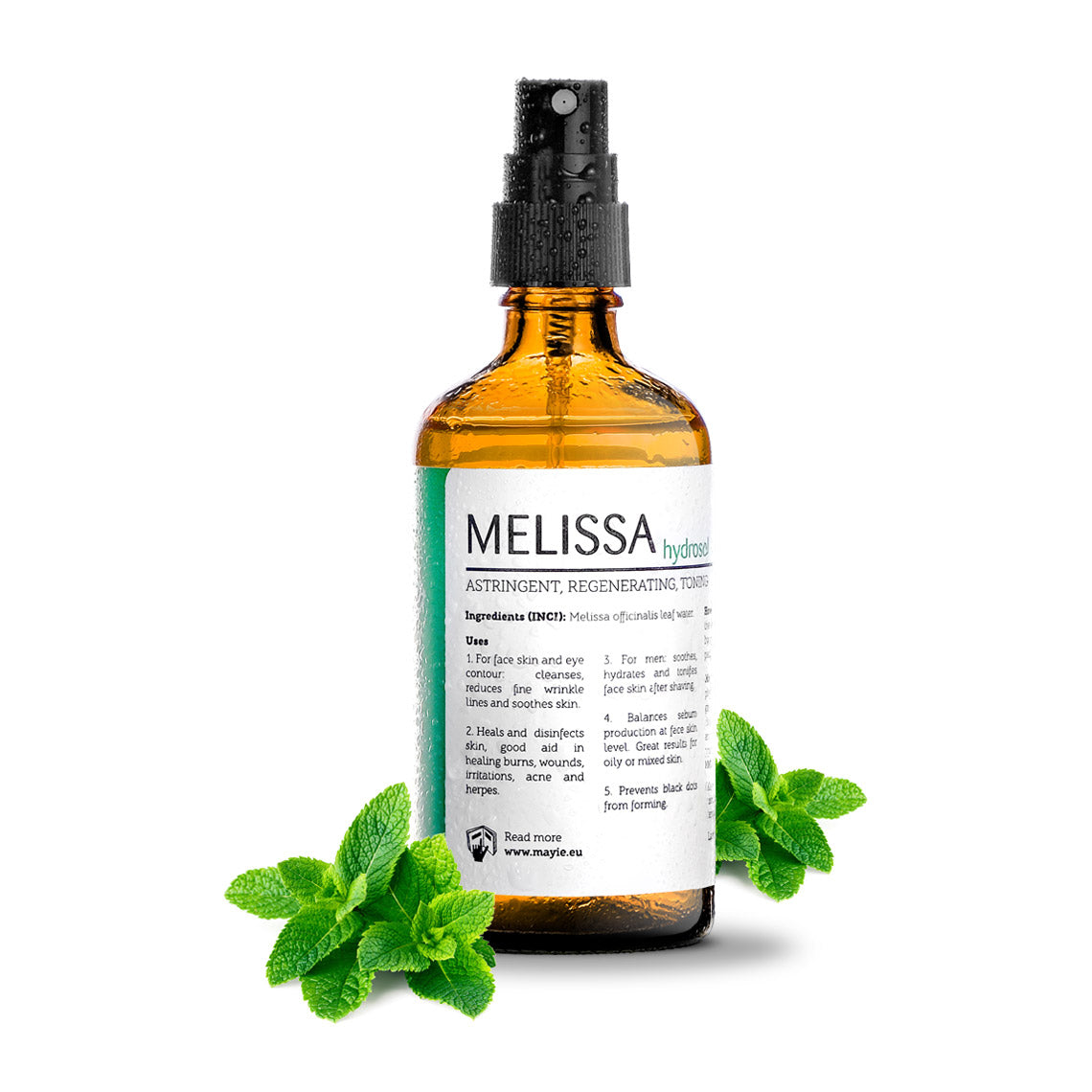 Mayie - food for skin - rutina de ingrijire Anti-ageing Melissa Routine cu Apa Micelara Blanda, Apa de Melissa si serul anti-ageing Melissa Youth