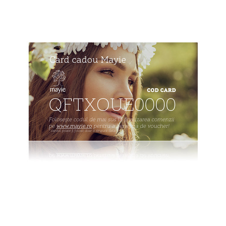 Mayie, food for skin - card cadou