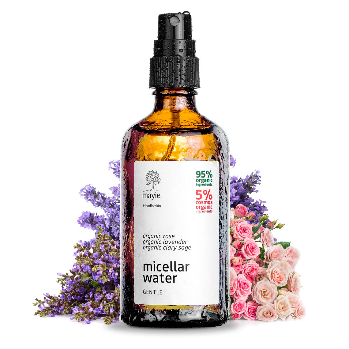 Mayie - food for skin - apă micelară blândă (gentle), 100% naturală